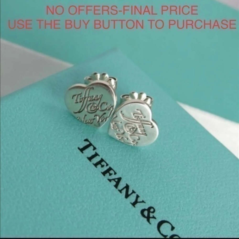 Tiffany & Co Rare Notes Heart Earrings